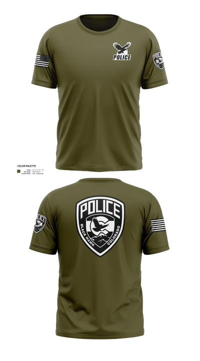 Blackhawk Police 55681281 Old School Cotton Feel Shirt - 21
