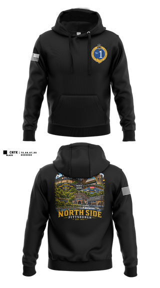Hoodie, Pittsburgh Police Zone 1, Police, Teamtime, Team time, sublimation, custom sports apparel, team uniforms, spirit wear, spiritwear, sports uniforms, custom shirts, team store, custom team store, fundraiser sports, apparel fundraiser