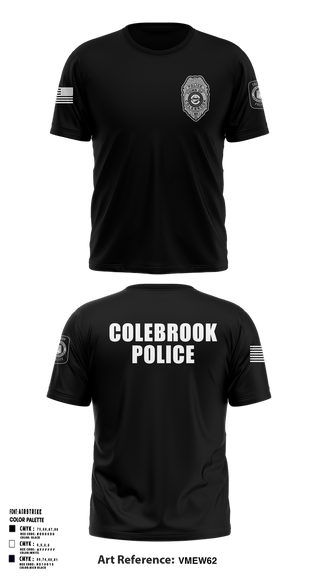 Short Sleeve Performance Shirt, COLEBROOK POLICE DEPARTMENT, Police, Teamtime, Team time, sublimation, custom sports apparel, team uniforms, spirit wear, spiritwear, sports uniforms, custom shirts, team store, custom team store, fundraiser sports, apparel fundraiser