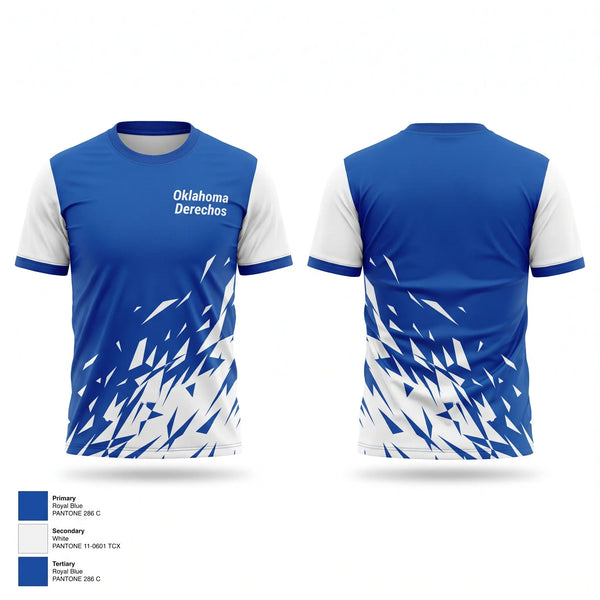 Football Jersey, Oklahoma Derechos, Baseball, Teamtime, Team time, sublimation, custom sports apparel, team uniforms, spirit wear, spiritwear, sports uniforms, custom shirts, team store, custom team store, fundraiser sports, apparel fundraiser