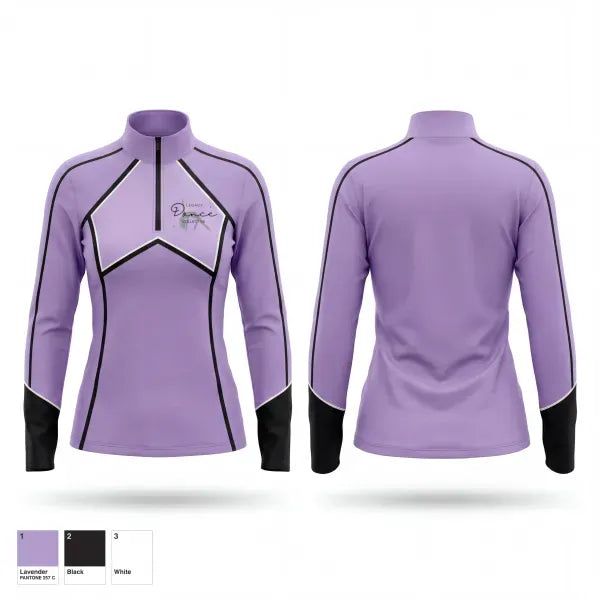 Quarter Zip Jacket, Legacy Dance Collective, Spirit Store, Teamtime, Team time, sublimation, custom sports apparel, team uniforms, spirit wear, spiritwear, sports uniforms, custom shirts, team store, custom team store, fundraiser sports, apparel fundraiser