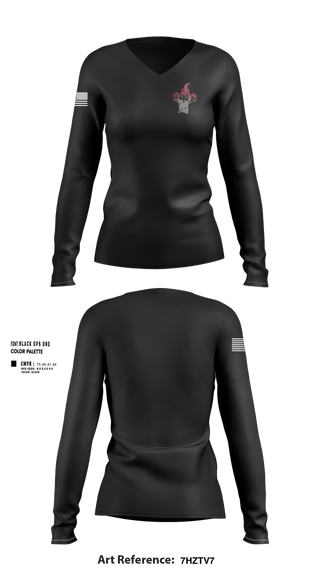 Womens Long Sleeve Vneck Shirt, Infinite Space Sphere, , Teamtime, Team time, sublimation, custom sports apparel, team uniforms, spirit wear, spiritwear, sports uniforms, custom shirts, team store, custom team store, fundraiser sports, apparel fundraiser