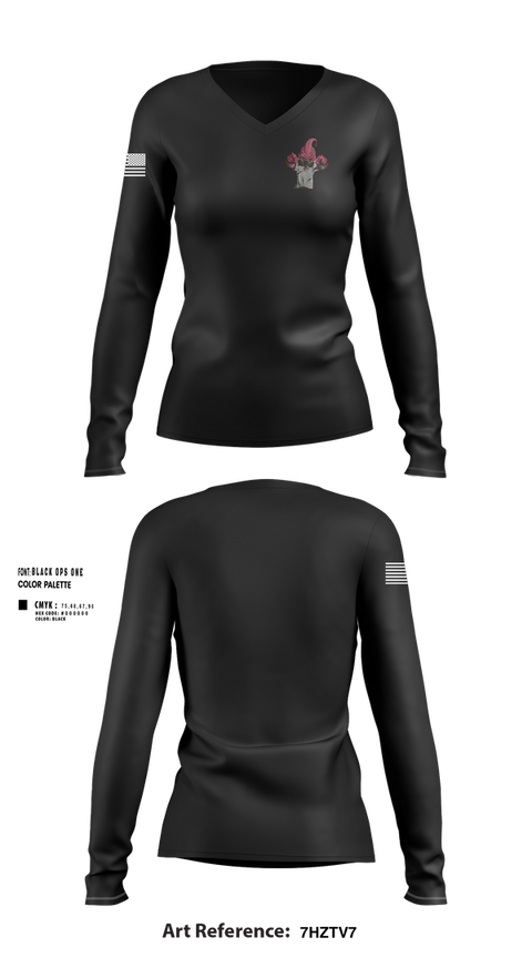 Womens Long Sleeve Vneck Shirt, Infinite Space Sphere, , Teamtime, Team time, sublimation, custom sports apparel, team uniforms, spirit wear, spiritwear, sports uniforms, custom shirts, team store, custom team store, fundraiser sports, apparel fundraiser