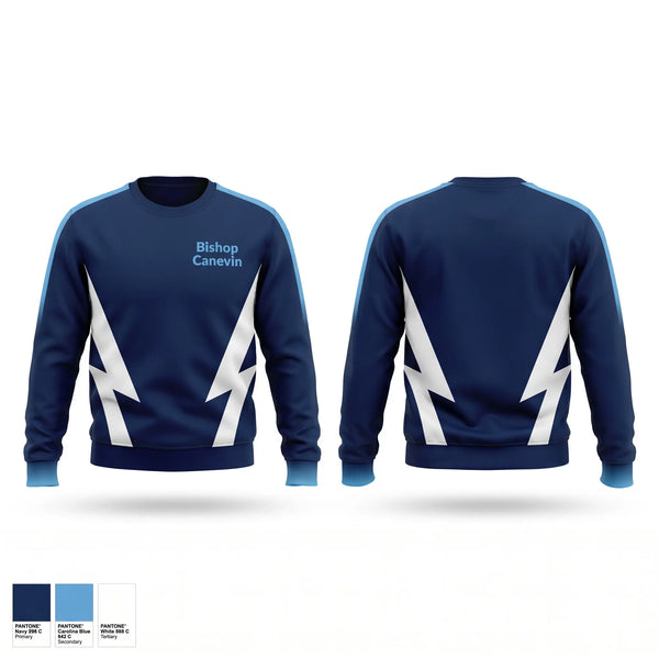 Crew Neck Sweatshirt, Bishop Canevin, Baseball, Teamtime, Team time, sublimation, custom sports apparel, team uniforms, spirit wear, spiritwear, sports uniforms, custom shirts, team store, custom team store, fundraiser sports, apparel fundraiser