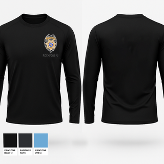Long Sleeve Performance Shirt, ROCKPORT PD, Police, Teamtime, Team time, sublimation, custom sports apparel, team uniforms, spirit wear, spiritwear, sports uniforms, custom shirts, team store, custom team store, fundraiser sports, apparel fundraiser