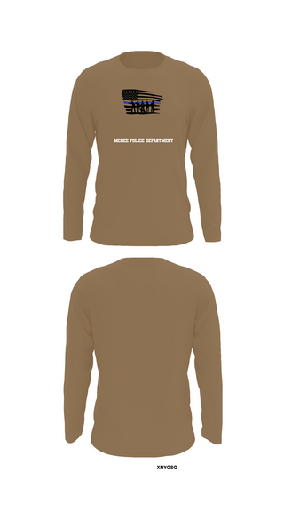 Long Sleeve Performance Shirt, McBee Police Department, , Teamtime, Team time, sublimation, custom sports apparel, team uniforms, spirit wear, spiritwear, sports uniforms, custom shirts, team store, custom team store, fundraiser sports, apparel fundraiser