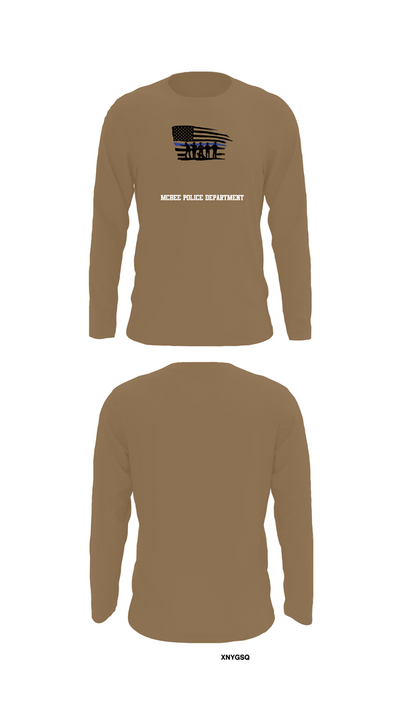 McBee Police Department 4438901 Long Sleeve Performance Shirt 12