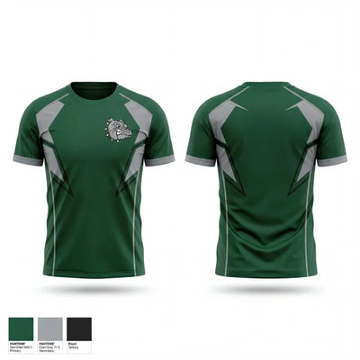Monrovia Bulldogs 59960417 Old School Cotton Feel Shirt - 1