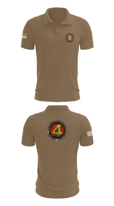 9th Engineer Support Battalion 95542880 Short Sleeve Performance Polo - 7