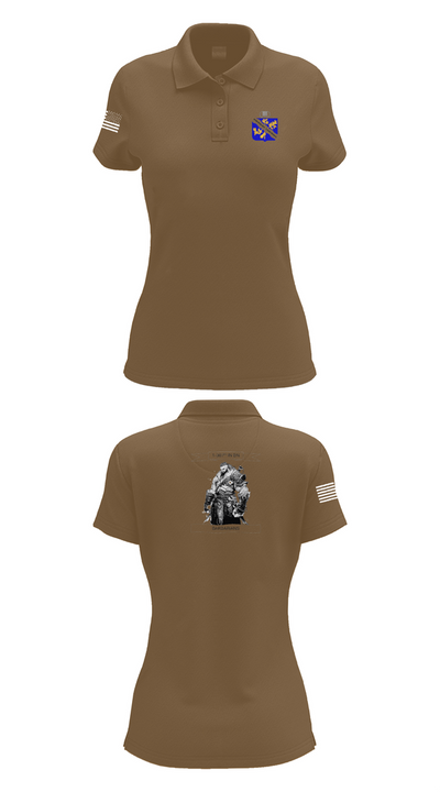 1-306th IN BN 86635313 Women's Short Sleeve Performance Polo  - 15