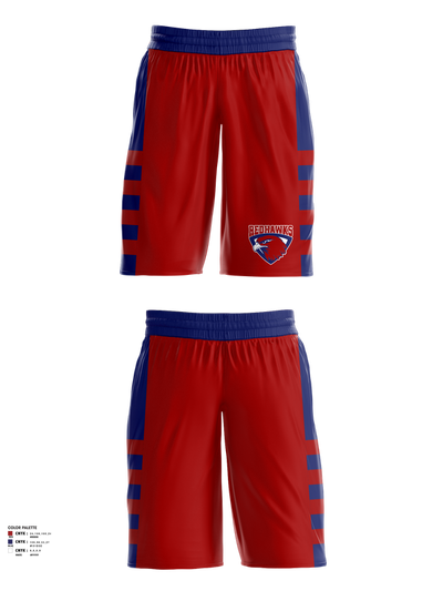 Touchet Redhawks Basketball 16435101 Mens Basketball Shorts 1
