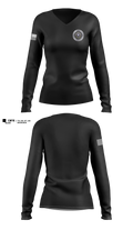 NVORCA Women's Long Sleeve V-neck Shirt - 11