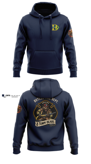 Hoodie, Butler Police Department, Police, Teamtime, Team time, sublimation, custom sports apparel, team uniforms, spirit wear, spiritwear, sports uniforms, custom shirts, team store, custom team store, fundraiser sports, apparel fundraiser
