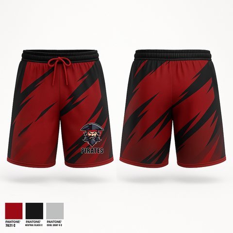 Athletic Shorts With Pockets, Pitates, , Teamtime, Team time, sublimation, custom sports apparel, team uniforms, spirit wear, spiritwear, sports uniforms, custom shirts, team store, custom team store, fundraiser sports, apparel fundraiser