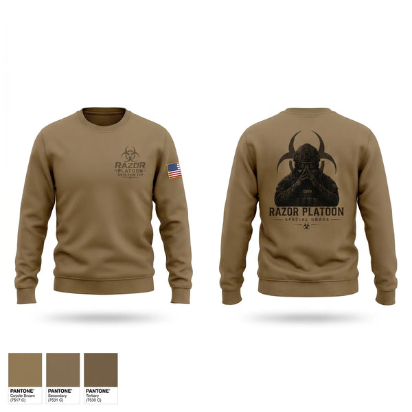 Crew Neck Sweatshirt, 138th Chem Co, Army, Teamtime, Team time, sublimation, custom sports apparel, team uniforms, spirit wear, spiritwear, sports uniforms, custom shirts, team store, custom team store, fundraiser sports, apparel fundraiser
