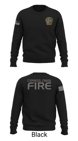 Crew Neck Sweatshirt, Cypress Creek WildlandCypress Creek Wildland, Fire Department, Teamtime, Team time, sublimation, custom sports apparel, team uniforms, spirit wear, spiritwear, sports uniforms, custom shirts, team store, custom team store, fundraiser sports, apparel fundraiser