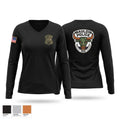 Mauldin Police Women's Long Sleeve V-neck Shirt - 1