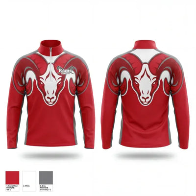 Suitland High School Lacrosse 14893066 Quarter Zip Jacket - 1