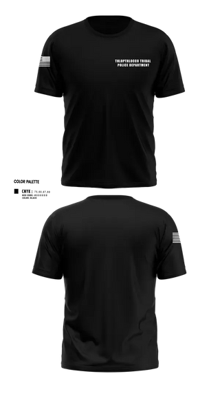 Short Sleeve Performance Shirt, Thlopthlocco Tribal Police Department, Police, Teamtime, Team time, sublimation, custom sports apparel, team uniforms, spirit wear, spiritwear, sports uniforms, custom shirts, team store, custom team store, fundraiser sports, apparel fundraiser