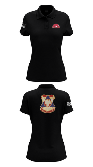 Womens Short Sleeve Performance Polo, 2 MCTD - 78th TD, , Teamtime, Team time, sublimation, custom sports apparel, team uniforms, spirit wear, spiritwear, sports uniforms, custom shirts, team store, custom team store, fundraiser sports, apparel fundraiser