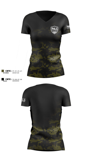 Womens Short Sleeve Vneck Shirt, Next Level Security LLC, , Teamtime, Team time, sublimation, custom sports apparel, team uniforms, spirit wear, spiritwear, sports uniforms, custom shirts, team store, custom team store, fundraiser sports, apparel fundraiser