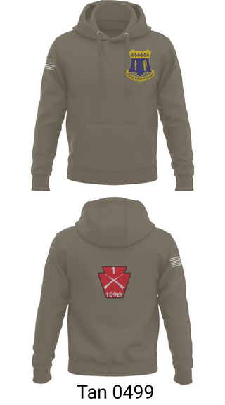 Hoodie, A co 1/109, National Guard, Teamtime, Team time, sublimation, custom sports apparel, team uniforms, spirit wear, spiritwear, sports uniforms, custom shirts, team store, custom team store, fundraiser sports, apparel fundraiser