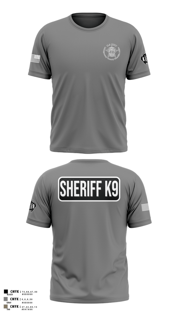 Montgomery County Sheriff’s Office K9 Unit 21073069 Old School Cotton Feel Shirt - 108