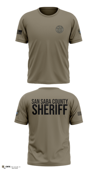 Short Sleeve Performance Shirt, San Saba County Sheriff’s Office, Police, Teamtime, Team time, sublimation, custom sports apparel, team uniforms, spirit wear, spiritwear, sports uniforms, custom shirts, team store, custom team store, fundraiser sports, apparel fundraiser