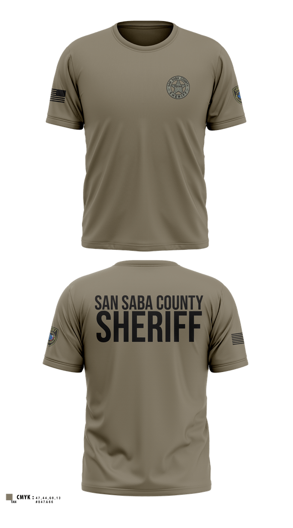 San Saba County Sheriff’s Office 4958930 Short Sleeve Performance Shirt - 102
