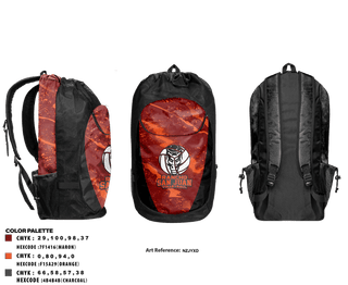 Gear Bag, Rancho San Juan Girls Volleyball, Women's Volleyball, Teamtime, Team time, sublimation, custom sports apparel, team uniforms, spirit wear, spiritwear, sports uniforms, custom shirts, team store, custom team store, fundraiser sports, apparel fundraiser