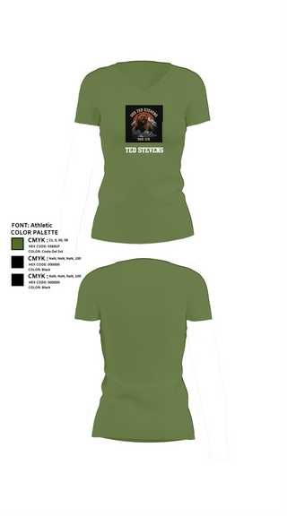 Womens Short Sleeve Vneck Shirt, TED STEVENS, , Teamtime, Team time, sublimation, custom sports apparel, team uniforms, spirit wear, spiritwear, sports uniforms, custom shirts, team store, custom team store, fundraiser sports, apparel fundraiser