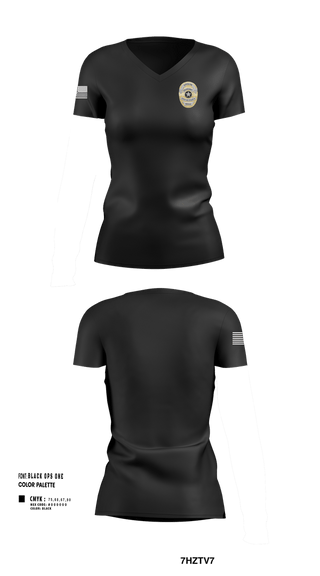 Womens Short Sleeve Vneck Shirt, Police, Police, Teamtime, Team time, sublimation, custom sports apparel, team uniforms, spirit wear, spiritwear, sports uniforms, custom shirts, team store, custom team store, fundraiser sports, apparel fundraiser