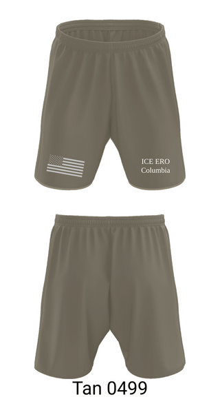 Athletic Shorts With Pockets, ICE ERO Columbia, Police, Teamtime, Team time, sublimation, custom sports apparel, team uniforms, spirit wear, spiritwear, sports uniforms, custom shirts, team store, custom team store, fundraiser sports, apparel fundraiser
