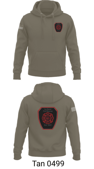 Hoodie, Ivy Bend Fire and Rescue, Fire Department, Teamtime, Team time, sublimation, custom sports apparel, team uniforms, spirit wear, spiritwear, sports uniforms, custom shirts, team store, custom team store, fundraiser sports, apparel fundraiser