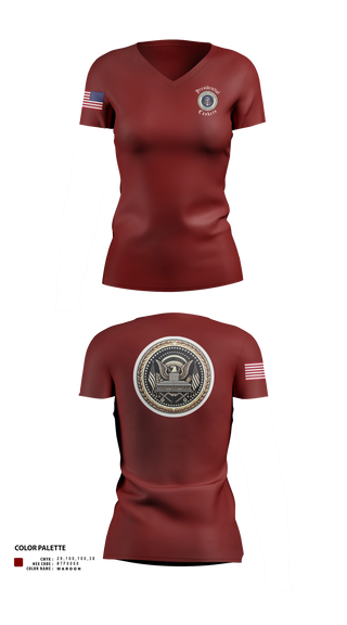 Womens Short Sleeve Vneck Shirt, Presidential Caskets Platoon, Army, Teamtime, Team time, sublimation, custom sports apparel, team uniforms, spirit wear, spiritwear, sports uniforms, custom shirts, team store, custom team store, fundraiser sports, apparel fundraiser