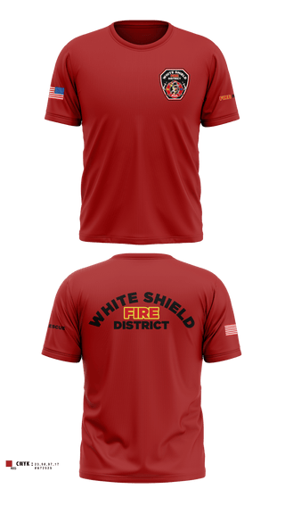 Soft Poly Tee Cotton Like Feel, White Shield Fire Department, Fire Department, Teamtime, Team time, sublimation, custom sports apparel, team uniforms, spirit wear, spiritwear, sports uniforms, custom shirts, team store, custom team store, fundraiser sports, apparel fundraiser