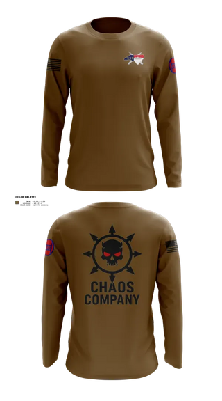 Long Sleeve Performance Shirt, C. Co. 1-120 3rd PLT, Army, Teamtime, Team time, sublimation, custom sports apparel, team uniforms, spirit wear, spiritwear, sports uniforms, custom shirts, team store, custom team store, fundraiser sports, apparel fundraiser