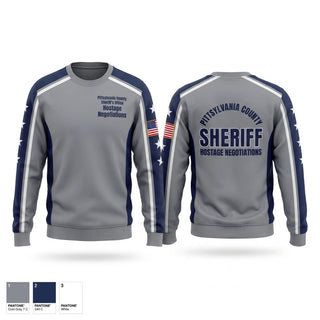 Crew Neck Sweatshirt, Pittsylvania County Sheriff's Office Hostage Negotiations, Police, Teamtime, Team time, sublimation, custom sports apparel, team uniforms, spirit wear, spiritwear, sports uniforms, custom shirts, team store, custom team store, fundraiser sports, apparel fundraiser