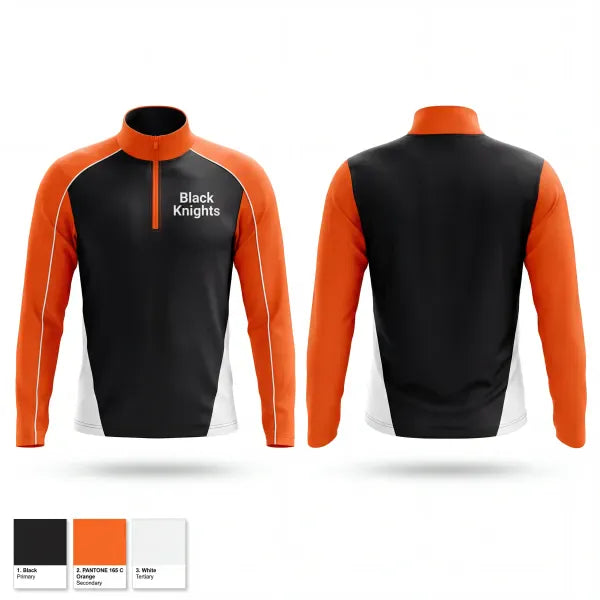 Quarter Zip Jacket, Black knights, Spirit Store, Teamtime, Team time, sublimation, custom sports apparel, team uniforms, spirit wear, spiritwear, sports uniforms, custom shirts, team store, custom team store, fundraiser sports, apparel fundraiser