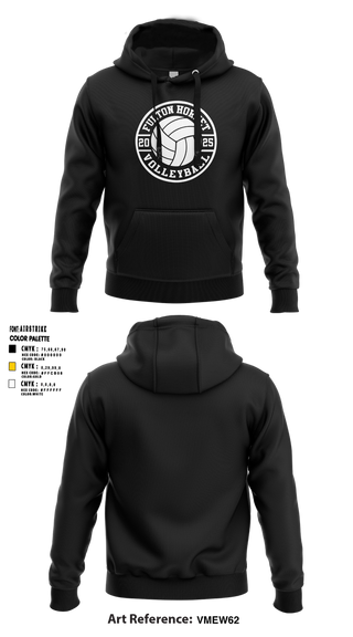 Hoodie, Fulton Hornets Volleyball, Women's Volleyball, Teamtime, Team time, sublimation, custom sports apparel, team uniforms, spirit wear, spiritwear, sports uniforms, custom shirts, team store, custom team store, fundraiser sports, apparel fundraiser