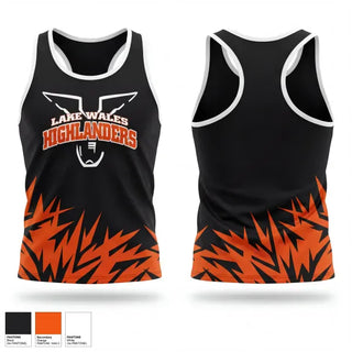 Mens Track Singlet, Highlanders, Track & Field, Teamtime, Team time, sublimation, custom sports apparel, team uniforms, spirit wear, spiritwear, sports uniforms, custom shirts, team store, custom team store, fundraiser sports, apparel fundraiser