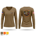 S-MART 34766285 Women's Long Sleeve V-neck Shirt - 1
