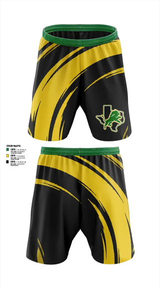 Athletic Shorts With Pockets, Dublin Lions Track & Field, Track & Field, Teamtime, Team time, sublimation, custom sports apparel, team uniforms, spirit wear, spiritwear, sports uniforms, custom shirts, team store, custom team store, fundraiser sports, apparel fundraiser