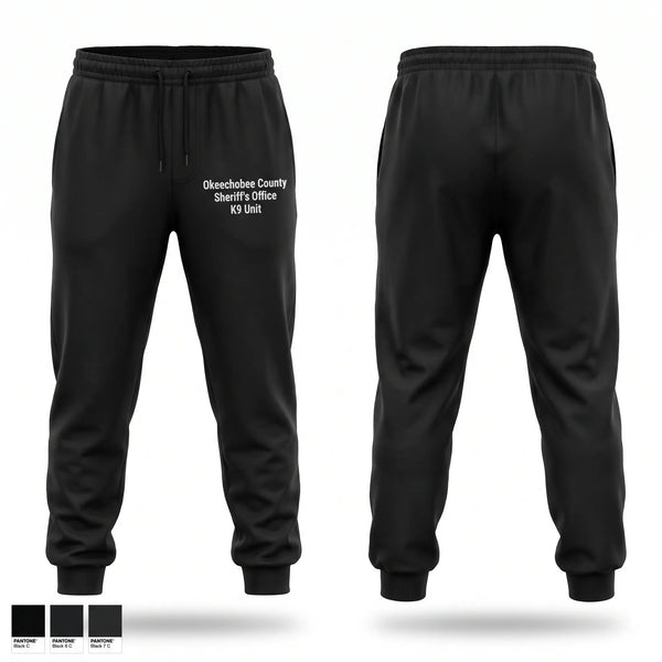 Sweatpants, Okeechobee County Sheriff’s Office K9 Unit, Police, Teamtime, Team time, sublimation, custom sports apparel, team uniforms, spirit wear, spiritwear, sports uniforms, custom shirts, team store, custom team store, fundraiser sports, apparel fundraiser