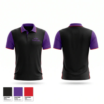 ViBe Threads Short Sleeve Performance Polo - 1