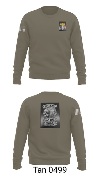 Crew Neck Sweatshirt, 307th SMC, National Guard, Teamtime, Team time, sublimation, custom sports apparel, team uniforms, spirit wear, spiritwear, sports uniforms, custom shirts, team store, custom team store, fundraiser sports, apparel fundraiser