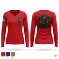 Nashville Fire Women's Long Sleeve V-neck Shirt - 1