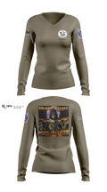Grave digger 75575948 Women's Long Sleeve V-neck Shirt - 7