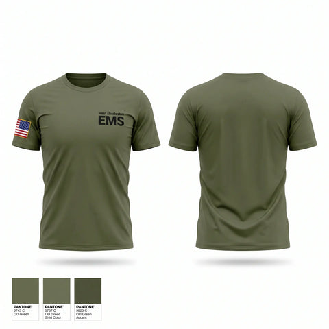 Short Sleeve Performance Shirt, west charleston EMS, EMS/EMT, Teamtime, Team time, sublimation, custom sports apparel, team uniforms, spirit wear, spiritwear, sports uniforms, custom shirts, team store, custom team store, fundraiser sports, apparel fundraiser