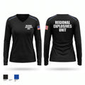 Regional Explosives Unit Women's Long Sleeve V-neck Shirt - 1